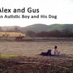 Alex and his service dog Gus.